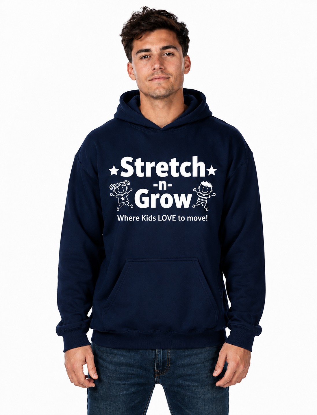 Stretch-n-Grow Unisex Pullover Hoodie - Image 2