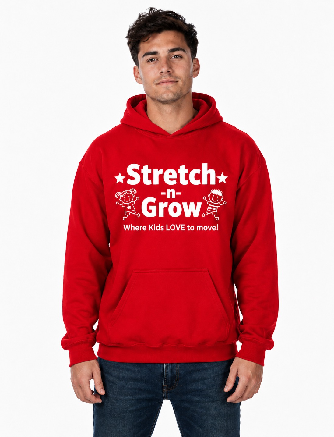 Stretch-n-Grow Unisex Pullover Hoodie - Image 3