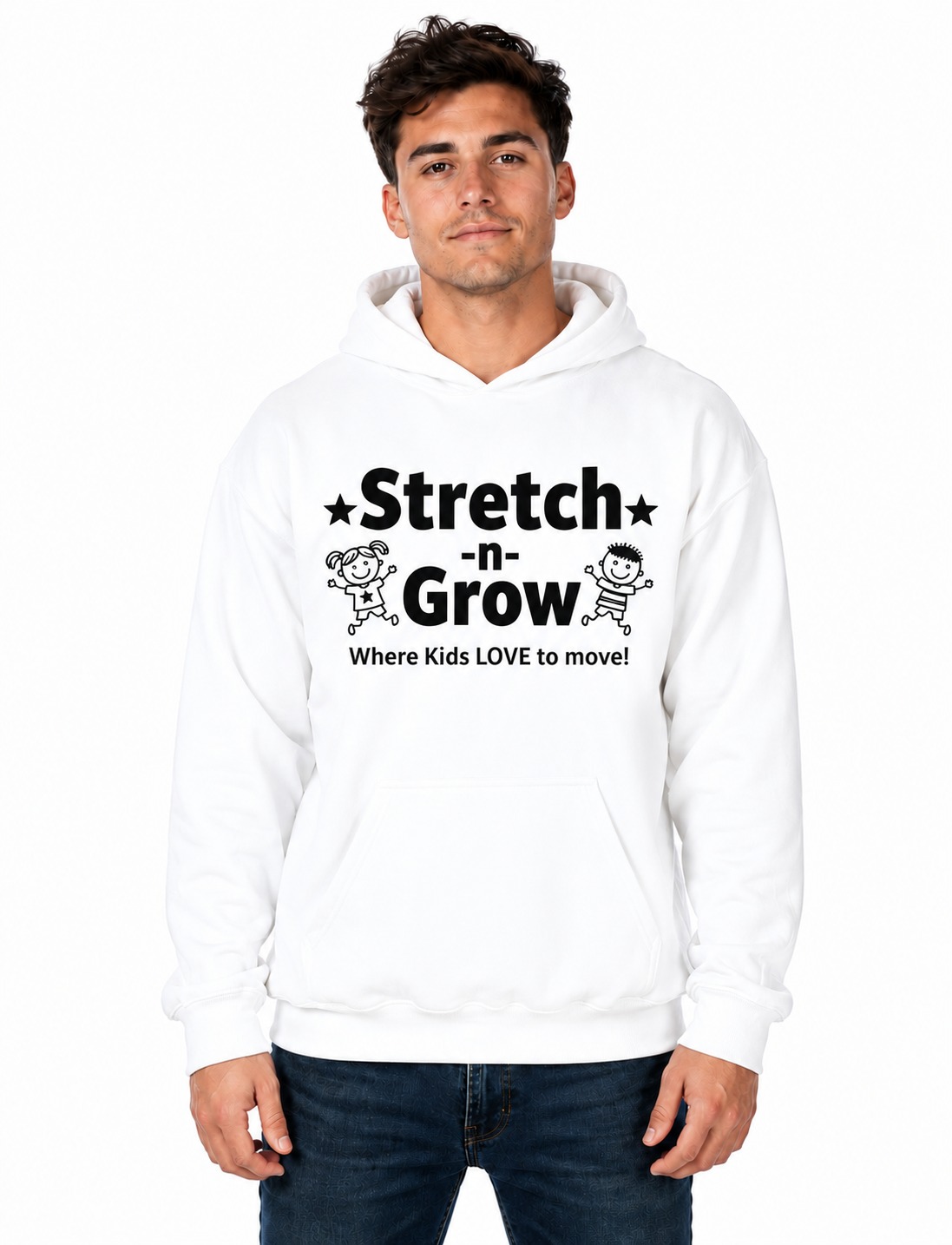 Stretch-n-Grow Unisex Pullover Hoodie - Image 4