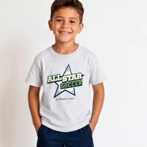 Kids All Star Soccer Program T-Shirt – Stretch-n-Grow