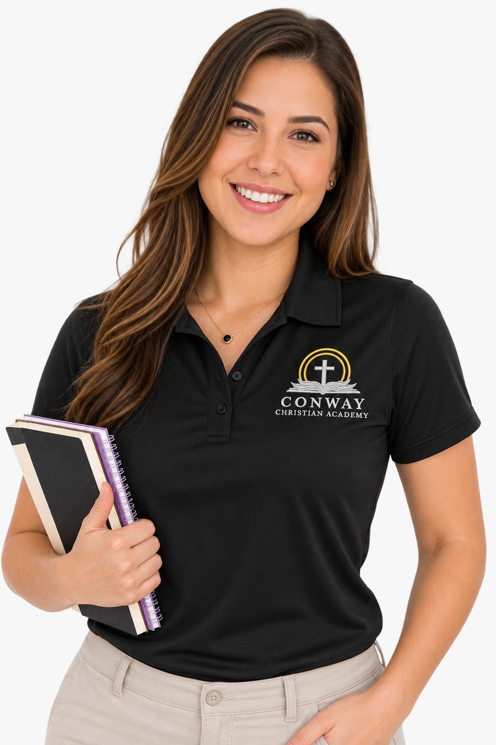 Women's Staff Uniform Polo Shirt – Conway Christian Academy